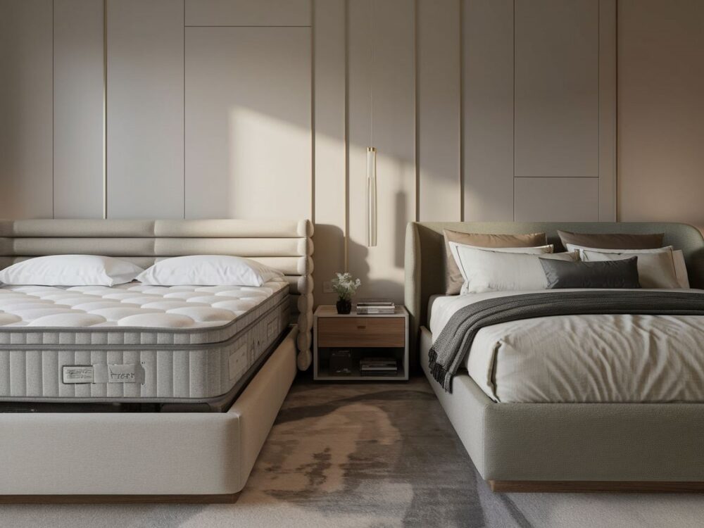 Łóżko tapicerowane