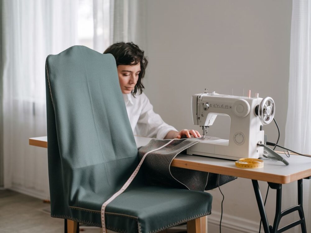 Pokrowiec na krzesło DIY