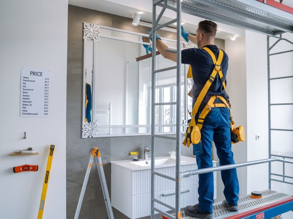 Wybór luster w sklepie