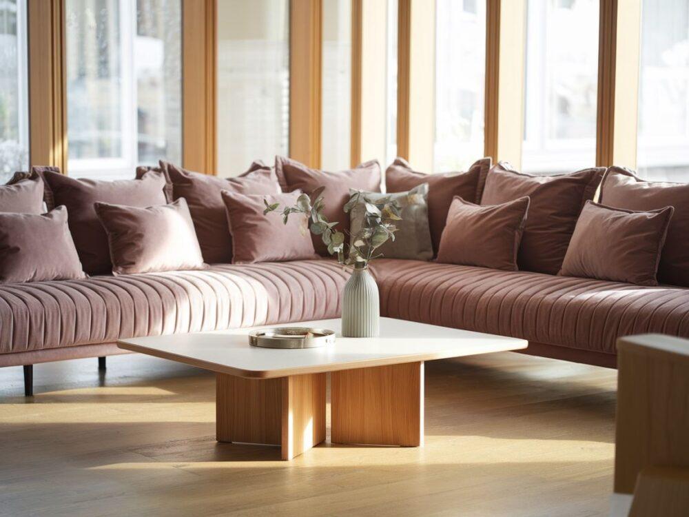 Wygodne poduszki na kanapie