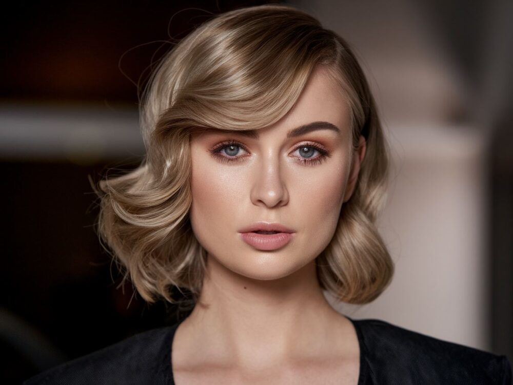 fryzura dla kwadratowej twarzy