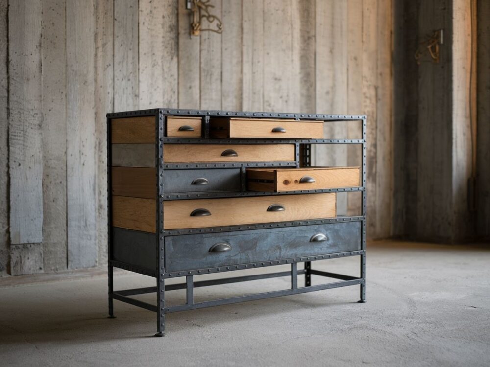 industrialny wystrój wnętrza