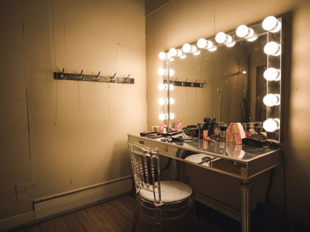 klasyczne lustro sceniczne