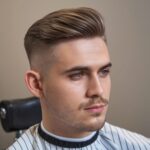 krótka fryzura męska owalna twarz