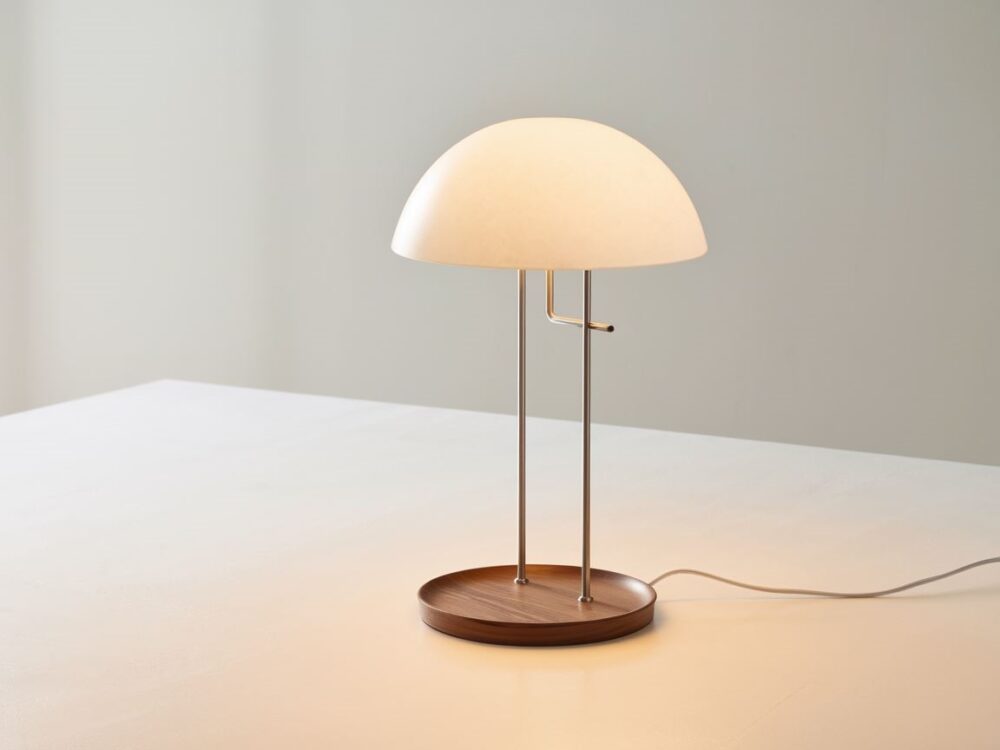 metalowa podstawa lampy