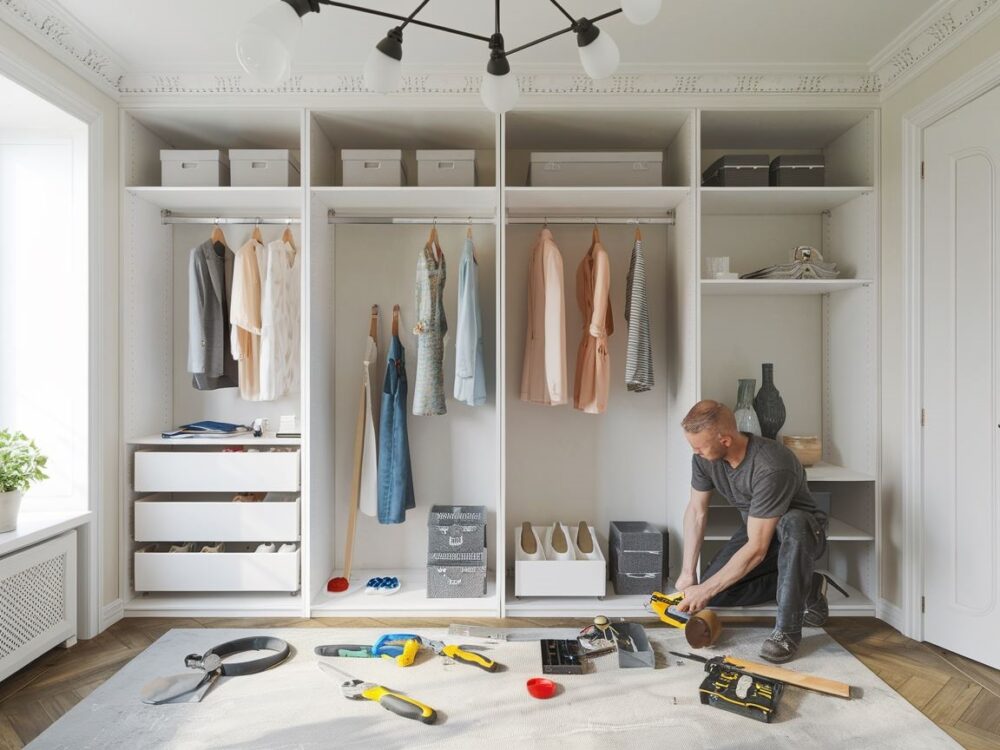 montaż szafy wnękowej