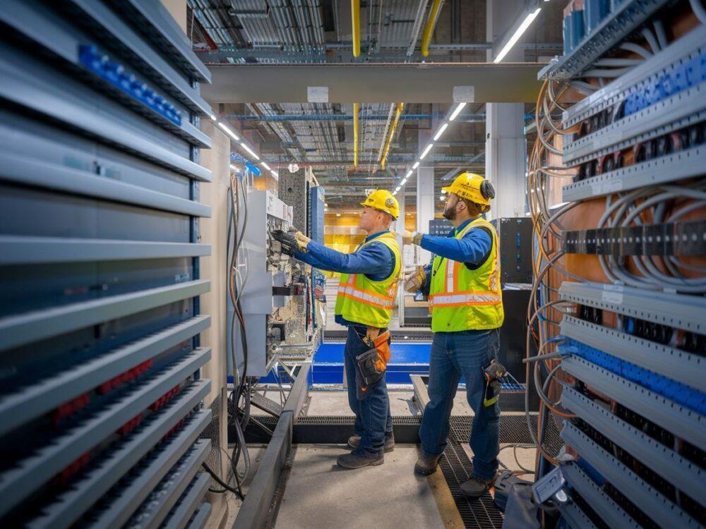 montaż szynoprzewodu