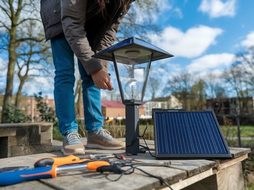 narzędzia do lampy solarnej