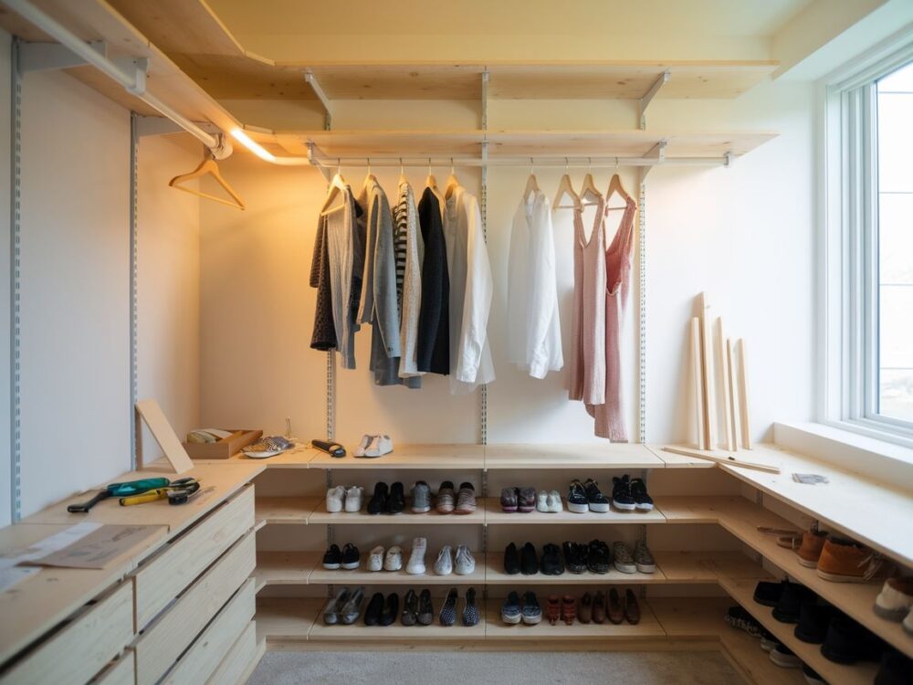 narzędzia do montażu półek