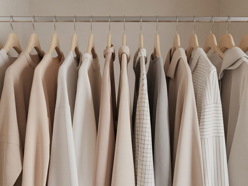 neutralne kolory garderoby