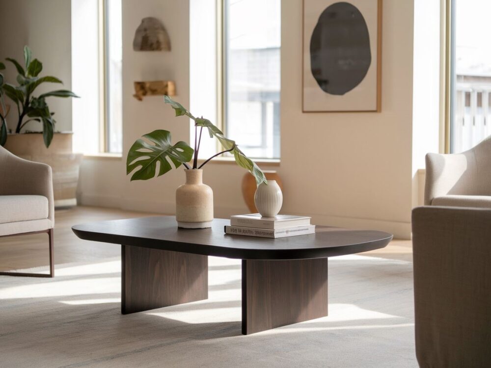 nowoczesna ława wenge