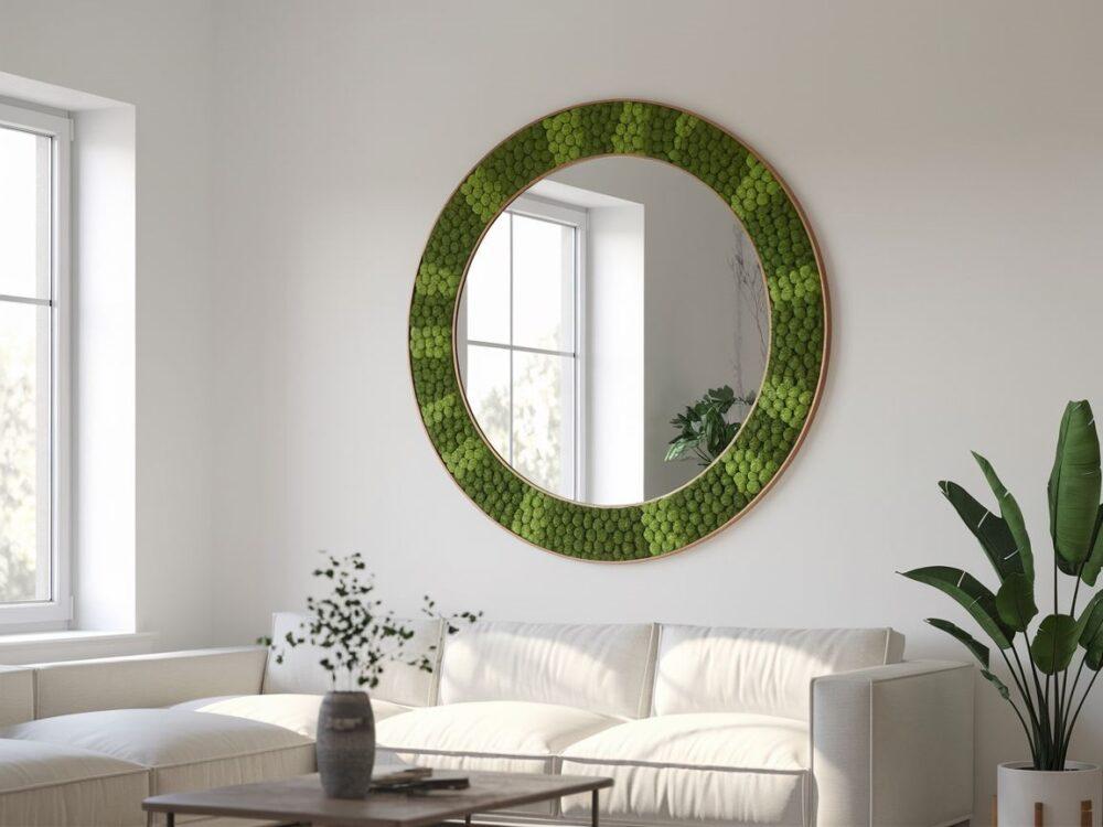 nowoczesne lustro ścienne