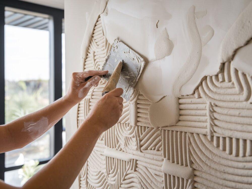 nowoczesne wnętrze z wzorem