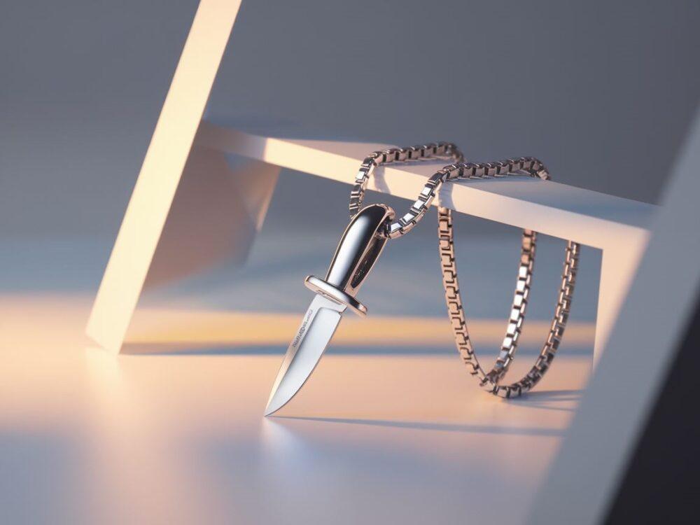 nowoczesny naszyjnik