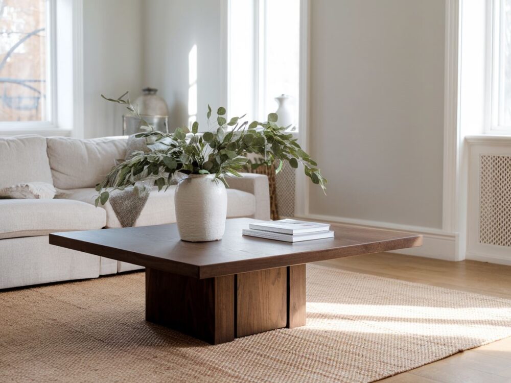 nowoczesny stolik drewniany