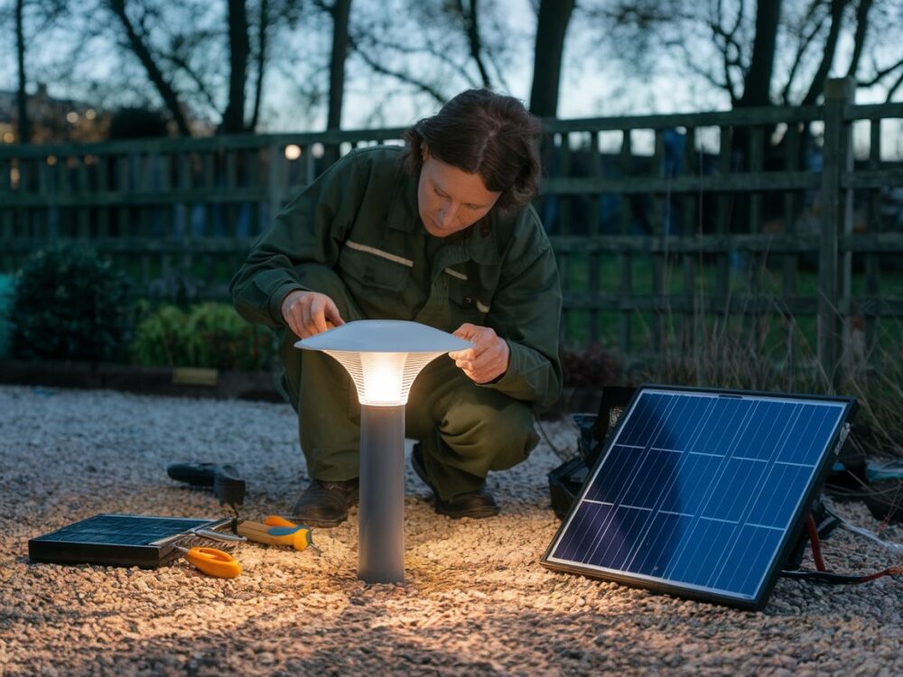 panel solarny z bliska