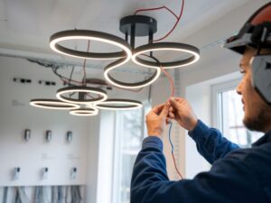 podłączanie lampy sufitowej