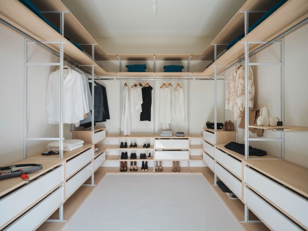 półki do garderoby