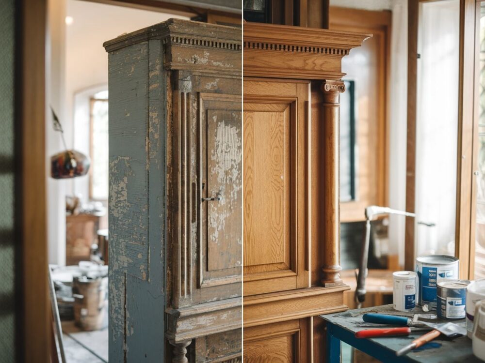 renowacja starego kredensu