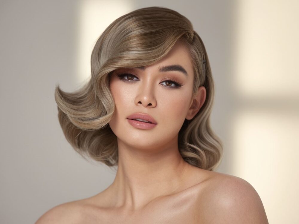 stylizacja włosów do kwadratowej twarzy