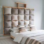 sypialnia z miękkim zagłówkiem