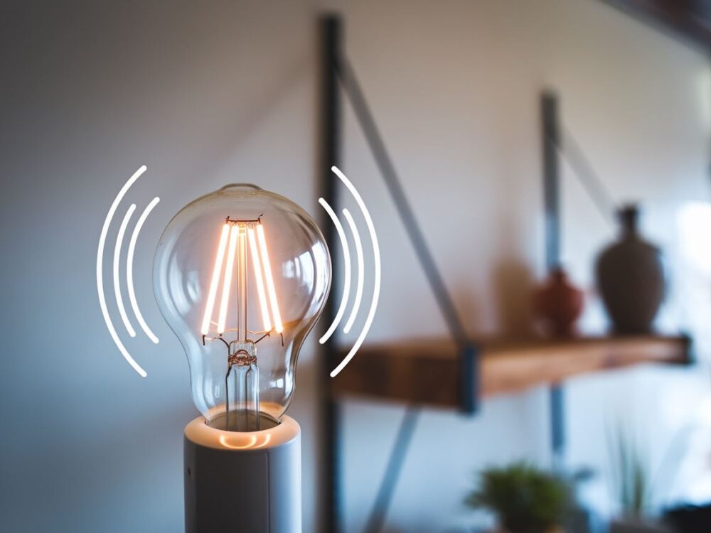 żarówka LED z efektem drgań